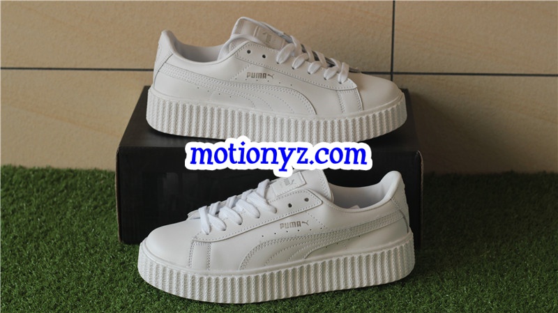 Puma Fenty Rihanna Creeper Low Leather Pure White